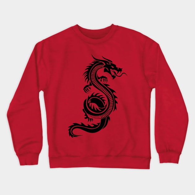 Dragon Crewneck Sweatshirt by DG vectors